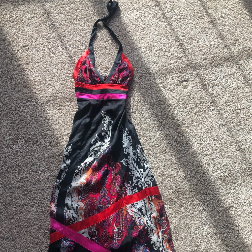 Silk maxi dress